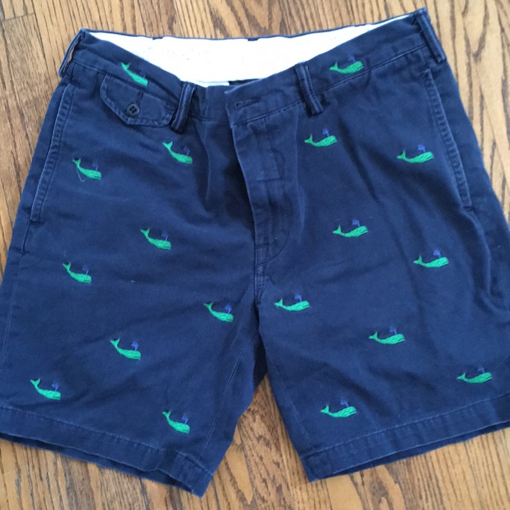 Polo Ralph Lauren slim fit Whale embroidered short